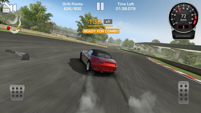 ドリフトゲームアプリCarX Drift Racing操作方法