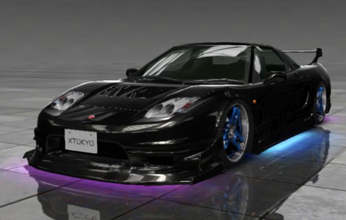 首都高バトル XTREME エクストリーム ネオン管紫＆青でドレスアップ！