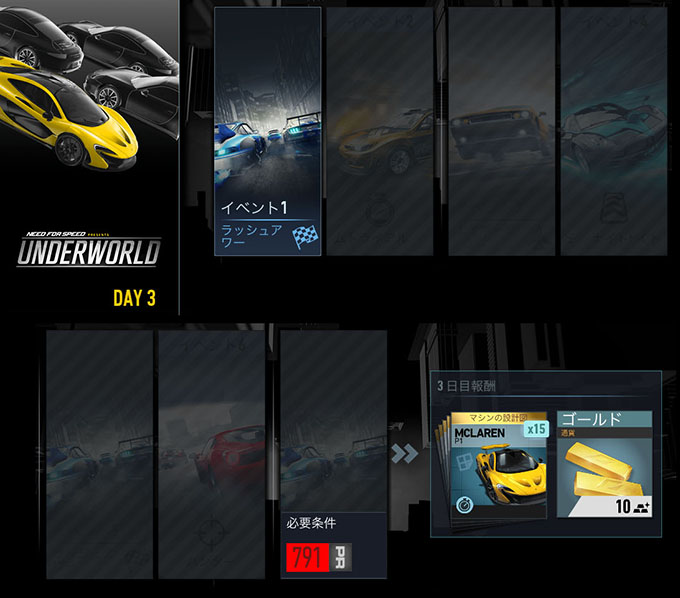 ニードフォースピード ノーリミット NFSNoLimits 攻略 MCLAREN P1 をゲットせよ！