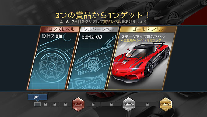 【DAY 1】無課金 攻略 ニードフォースピードノーリミット KOENIGSEGG REGERA NFSNoLimits NFSNL