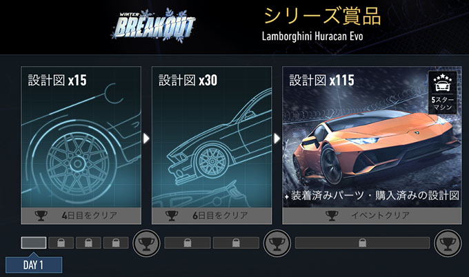 【DAY 1】ニードフォースピードノーリミット LAMBORGHINI HURACAN EVO 無課金 攻略 NFSNoLimits NFSNL