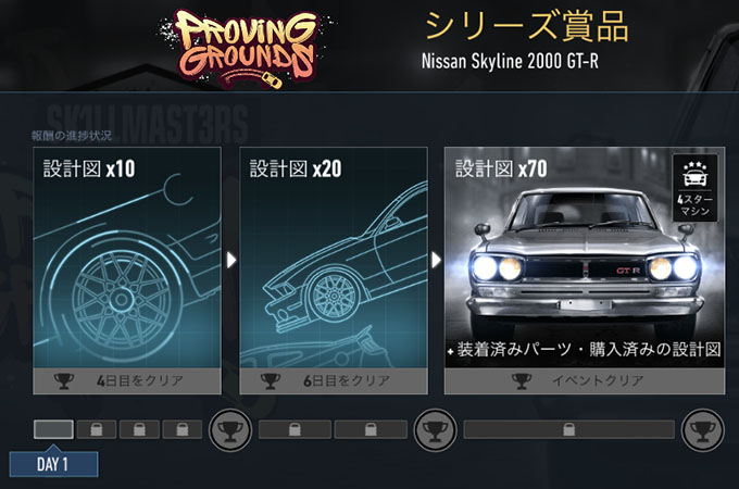 【DAY 1】ニードフォースピードノーリミット NISSAN SKYLINE 2000 GT-R 無課金 攻略 NFSNoLimits NFSNL