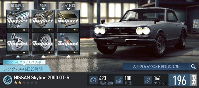 【DAY 1】ニードフォースピードノーリミット NISSAN SKYLINE 2000 GT-R 無課金 攻略 NFSNoLimits NFSNL