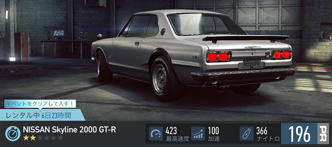 【DAY 1】ニードフォースピードノーリミット NISSAN SKYLINE 2000 GT-R 無課金 攻略 NFSNoLimits NFSNL