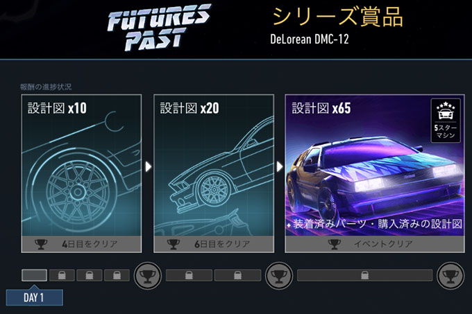 【DAY 1】ニードフォースピードノーリミット DELOREAN DMC-12 無課金 攻略 NFSNoLimits NFSNL