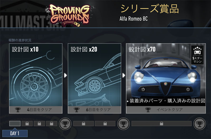 【DAY 1】ニードフォースピードノーリミット ALFA ROMEO 8C 無課金 攻略 NFSNoLimits NFSNL