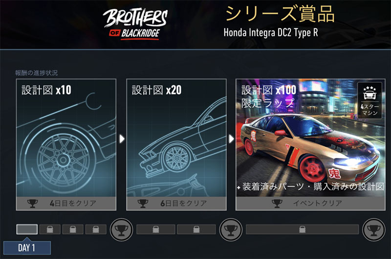 【DAY 1】ニードフォースピードノーリミット HONDA INTEGRA DC2 TYPE R 無課金 攻略 NFSNoLimits NFSNL