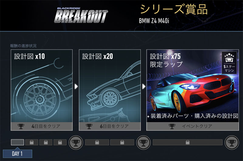 【DAY 1】ニードフォースピードノーリミット BMW Z4 M401 無課金 攻略 NFSNoLimits NFSNL